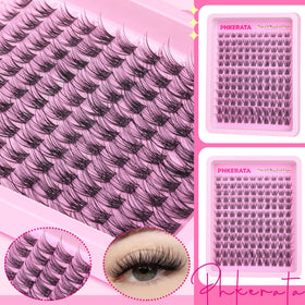 Display of PHKERATA Natural Lash Clusters Kit packaging