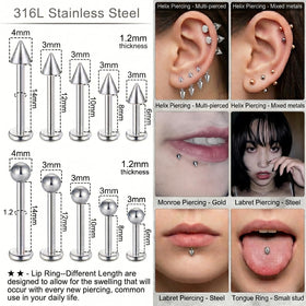 Disposable piercing clamps included in DJCIW piercing kit