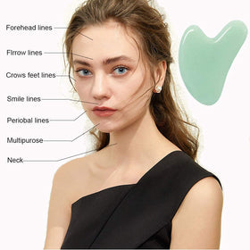 Ditind Gua Sha Jade Stone Massage Tool lifestyle use