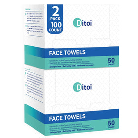Ditoi Disposable Face Towels XXL front view with packaging