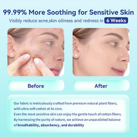 Ditoi Disposable Face Towels XXL in use for makeup removal