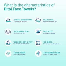 Ditoi Face Towels XXL displayed in a bathroom setting
