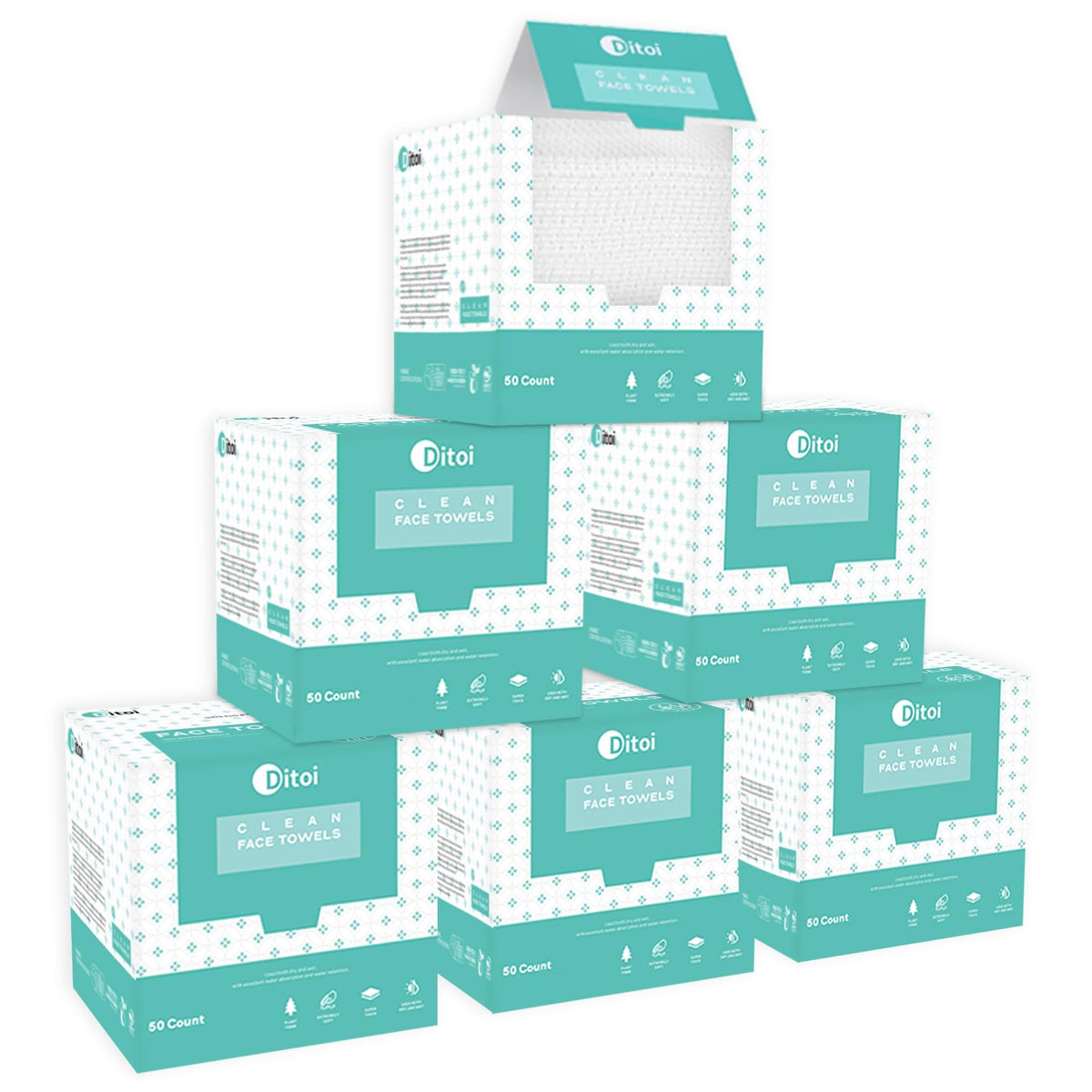 Ditoi Face Towels XXL front view with soft texture