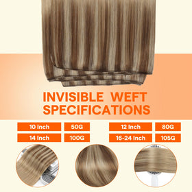 Diverse colour options of Full Shine hair extensions displayed