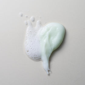 Divi Hydrating Shampoo and Conditioner set with green leaves