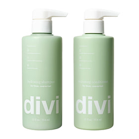 Divi Hydrating Shampoo bottle front view, 12 fl oz