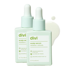 divi Scalp Serum 30ml front view with dropper