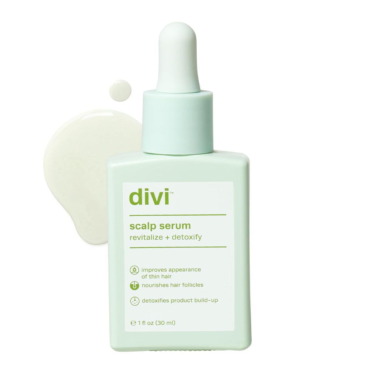 divi Scalp Serum 30ml front view with label