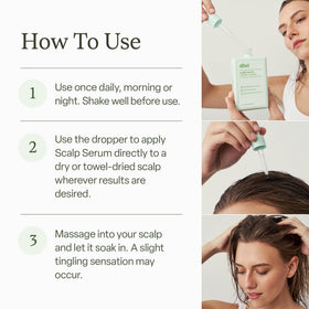 divi Scalp Serum with a close-up of the dropper
