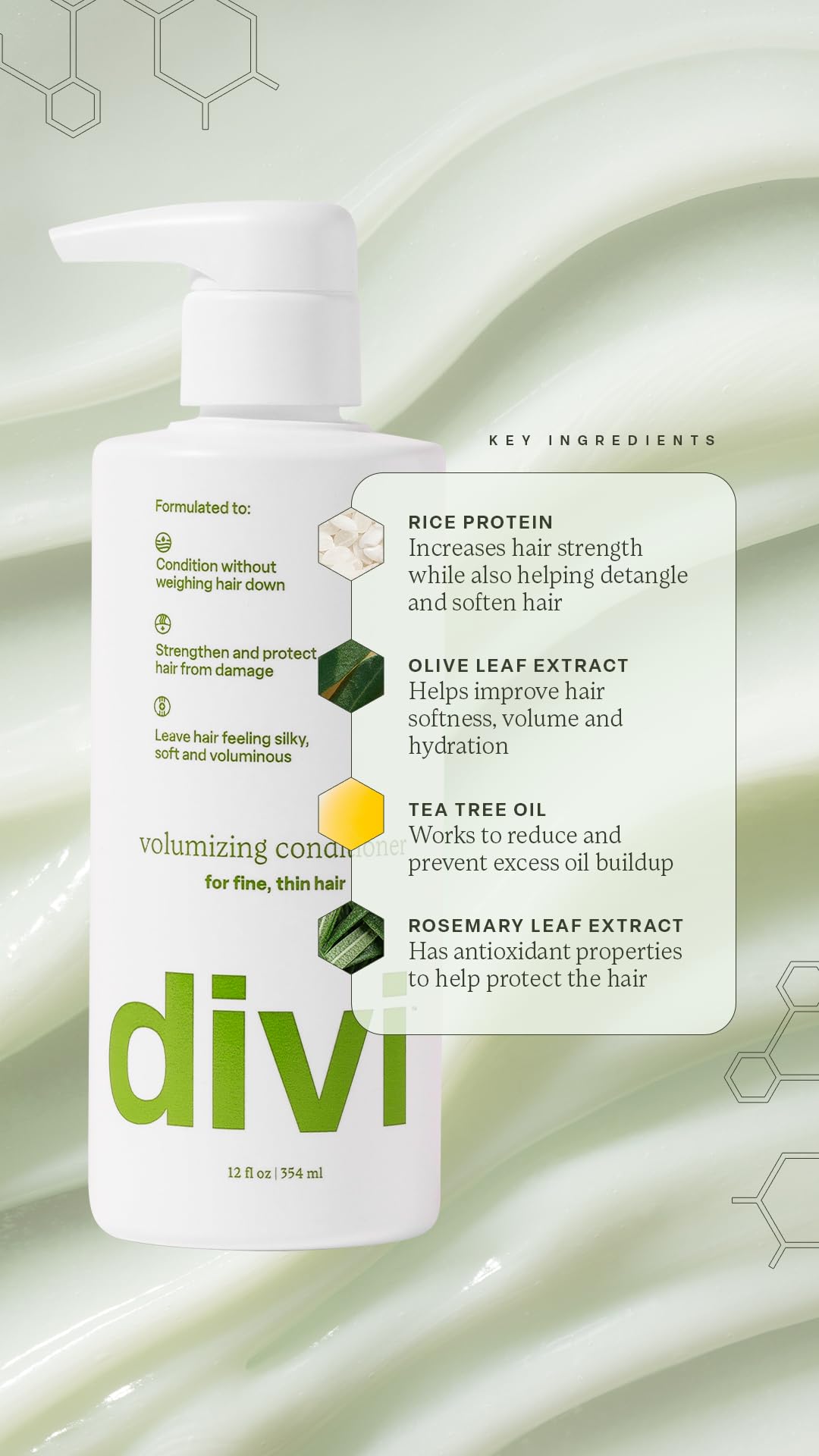 divi Volumizing Shampoo and Conditioner set packaging