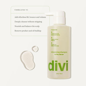 divi Volumizing Shampoo and Conditioner set side view