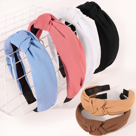 DiyJibb 6PCS knotted headbands in assorted colours