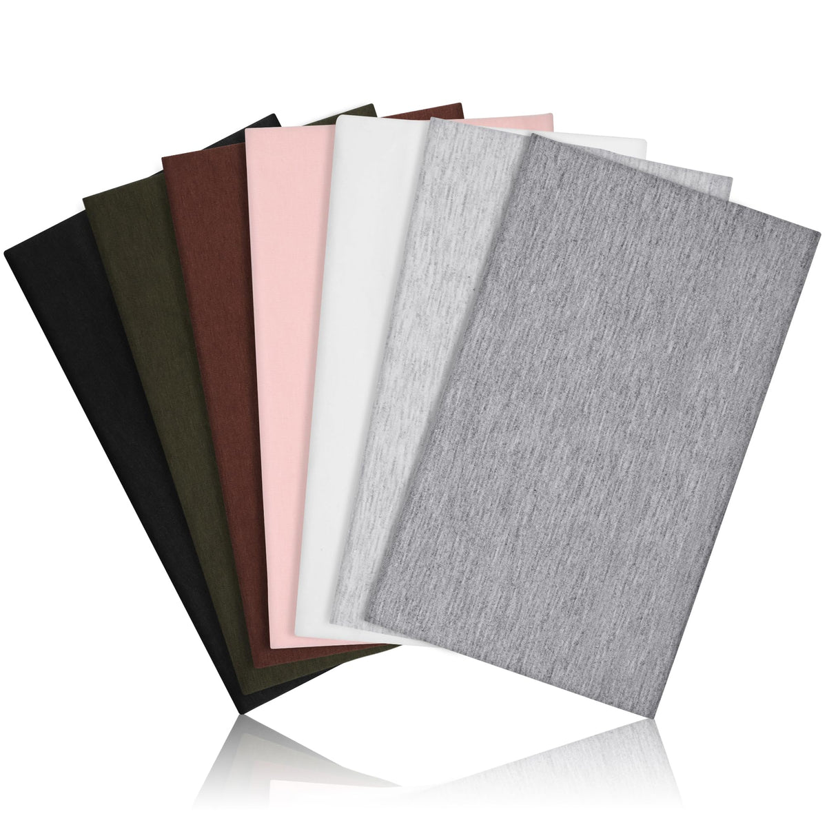 DiyJibb 7PCS headbands assorted colours front view