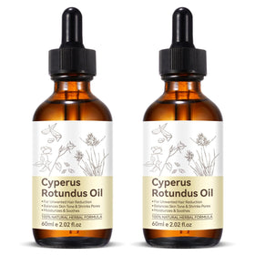 DLOMFVFQ Cyperus Rotundus Oil 2 pack front view