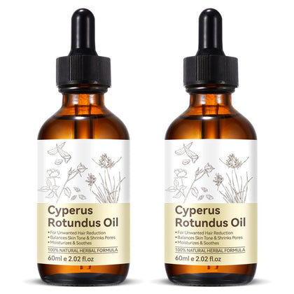 DLOMFVFQ Cyperus Rotundus Oil 2 pack front view