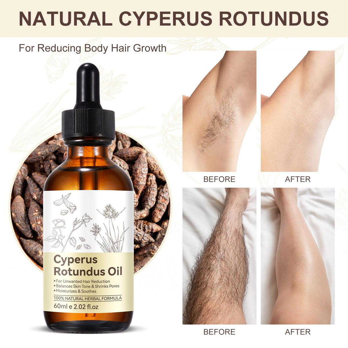 DLOMFVFQ Cyperus Rotundus Oil on bathroom shelf