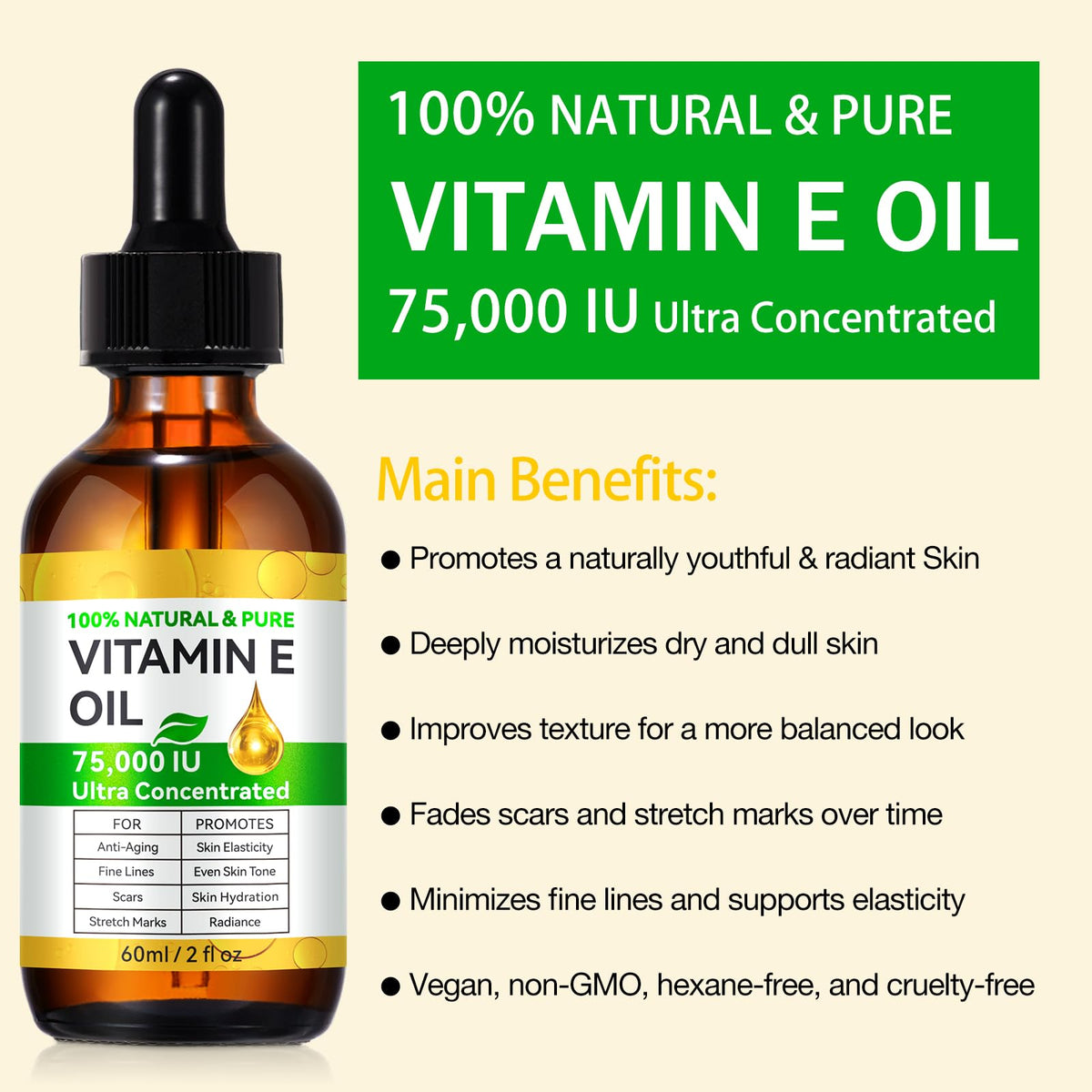 DLOMFVFQ Vitamin E Oil application on skin