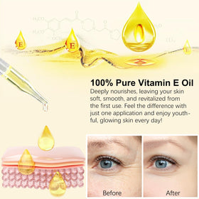 DLOMFVFQ Vitamin E Oil dropper close-up