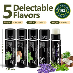 Dmsky coconut lip balm tube showing packaging