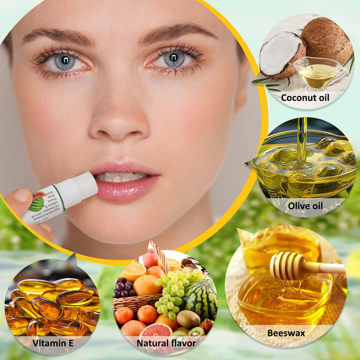 Dmsky Lip Balm Coconut flavour tube