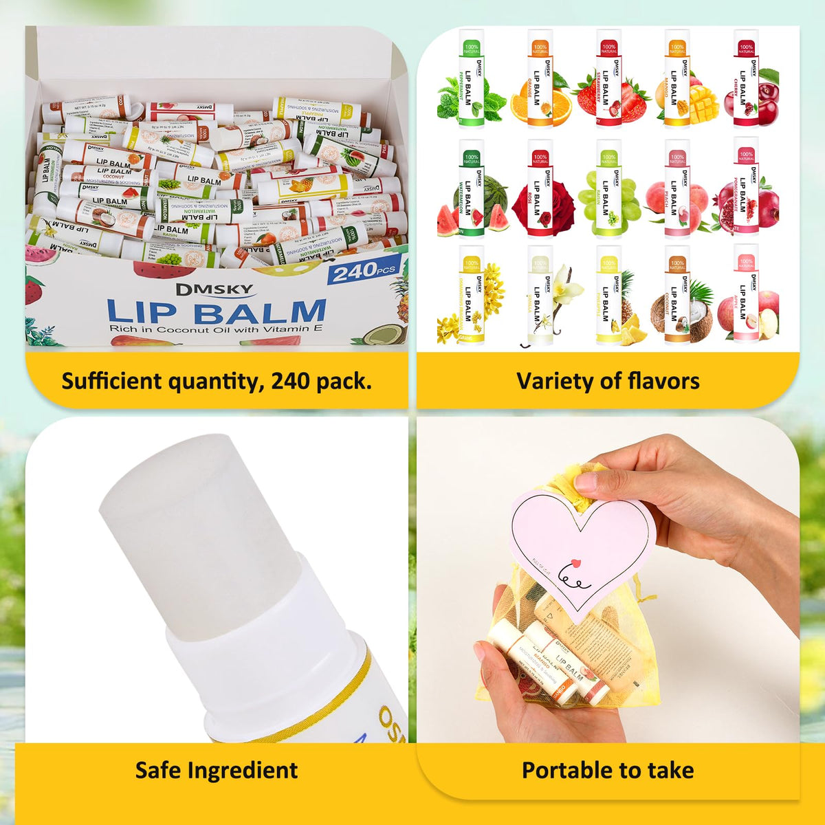 Dmsky Lip Balm Mango flavour tube