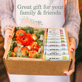 Dmsky lip balm watermelon flavour tube close-up