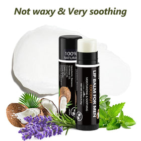 Dmsky unscented lip balm tube showcasing size