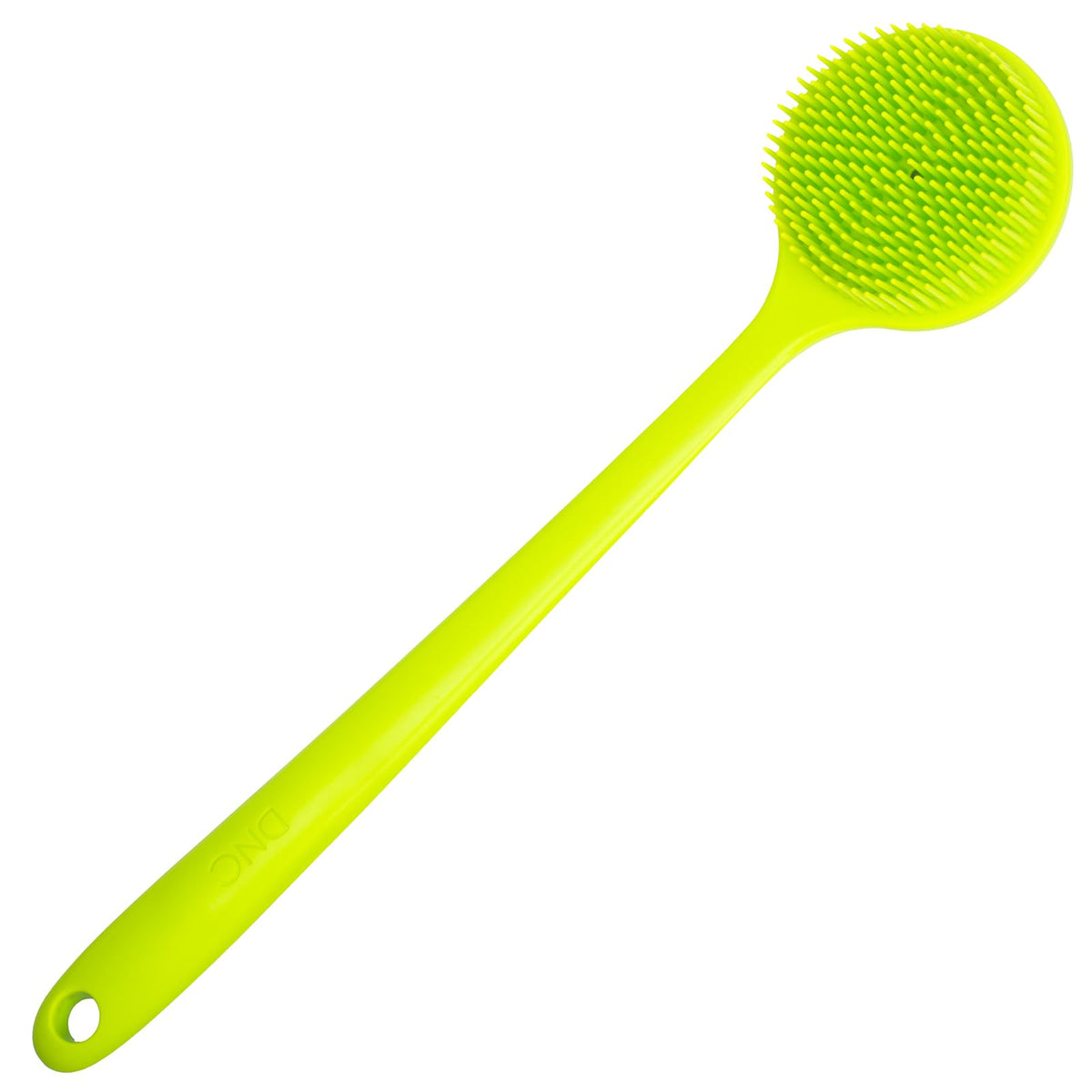 DNC Silicone Back Scrubber front view in green