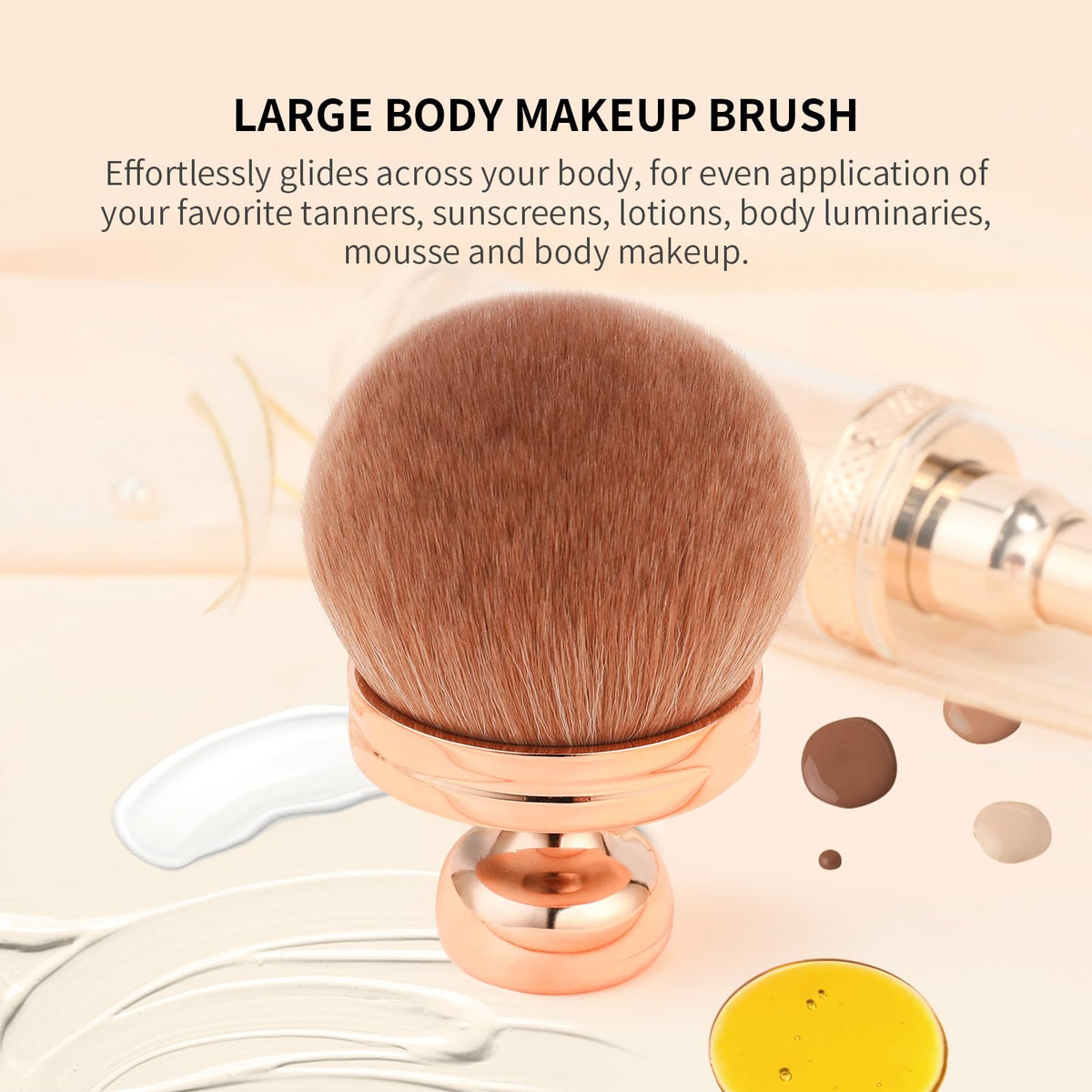 docolor Extra Large Kabuki Body Brush in elegant gift box