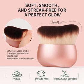 docolor Extra Large Self Tanner Brush being used for makeup application