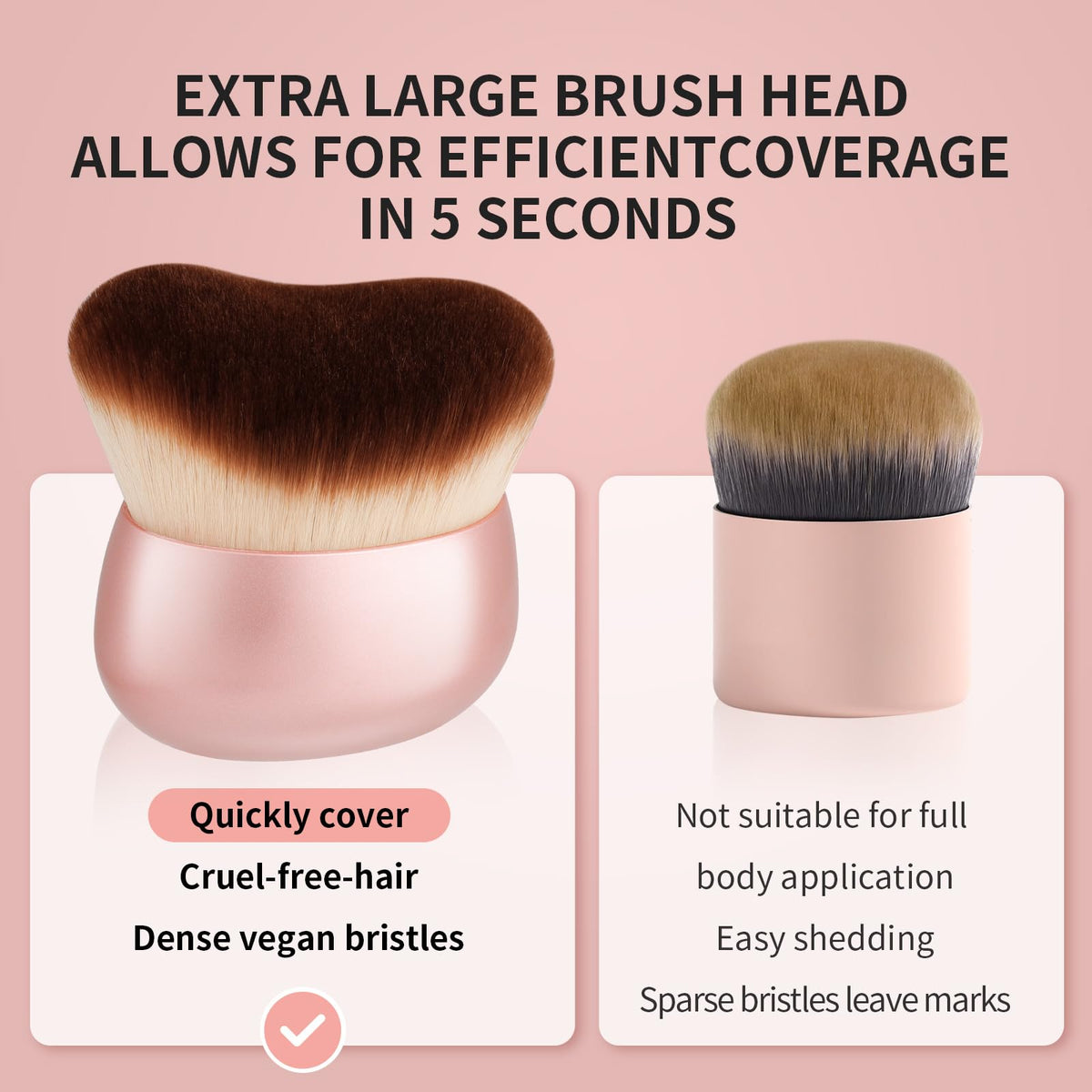 docolor Extra Large Self Tanner Brush in elegant packaging