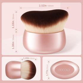 docolor Extra Large Self Tanner Brush side view showing ergonomic handle