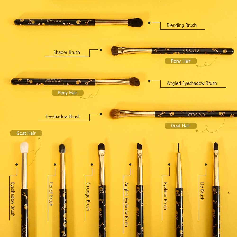 docolor eye shader brush showing soft bristles