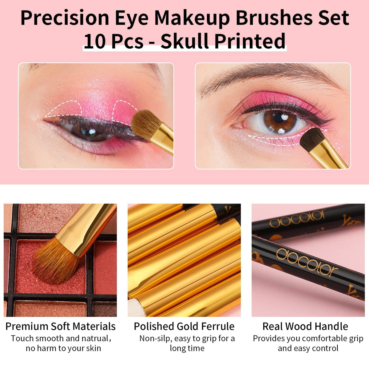 docolor eyebrow brush with premium bristles