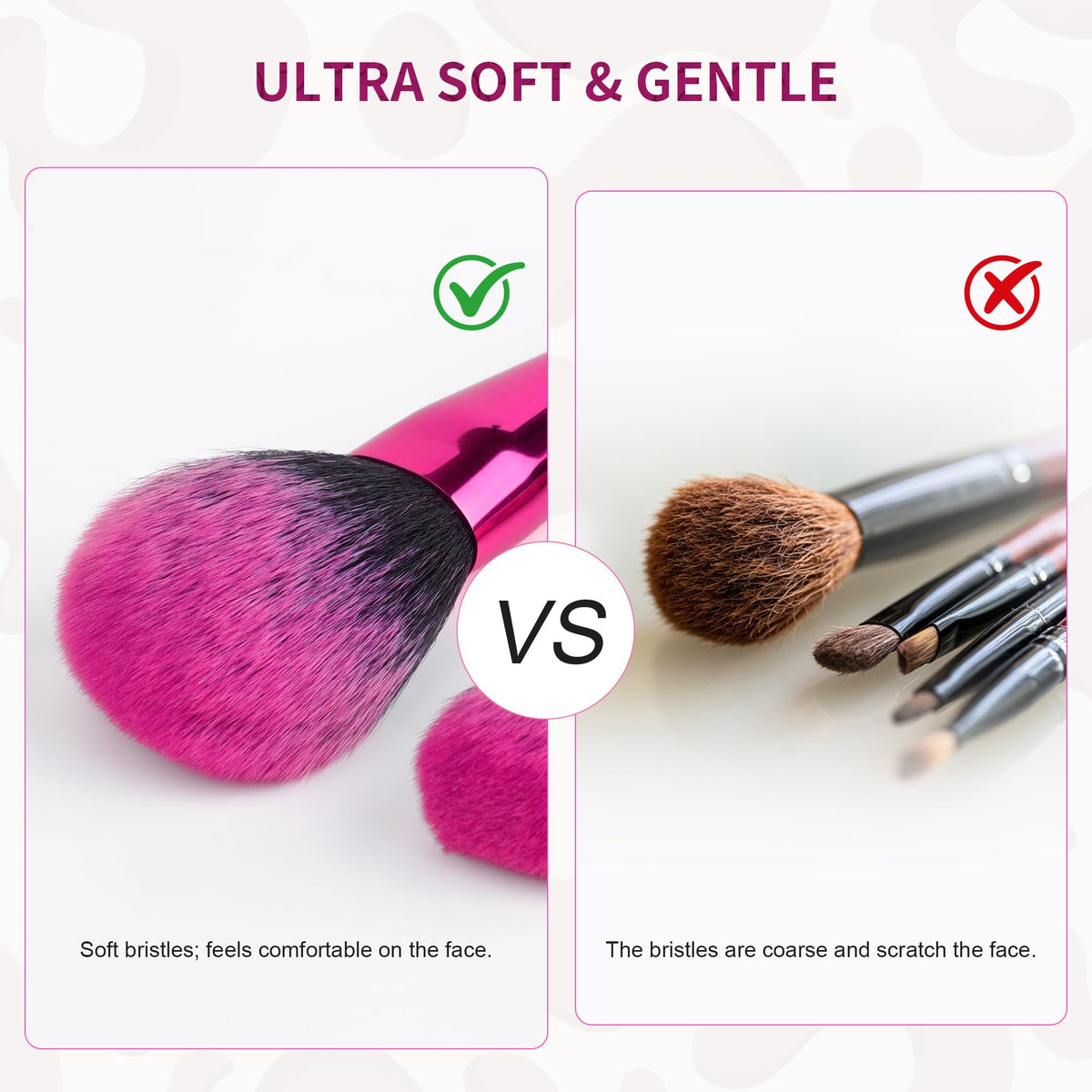 docolor makeup brush set displayed in elegant gift box
