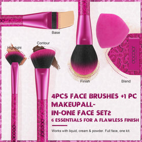 docolor precision brushes for detailed makeup application