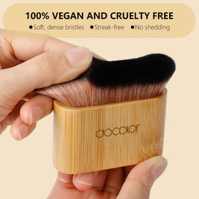 docolor Self Tanner Brush applying self-tanner on arm