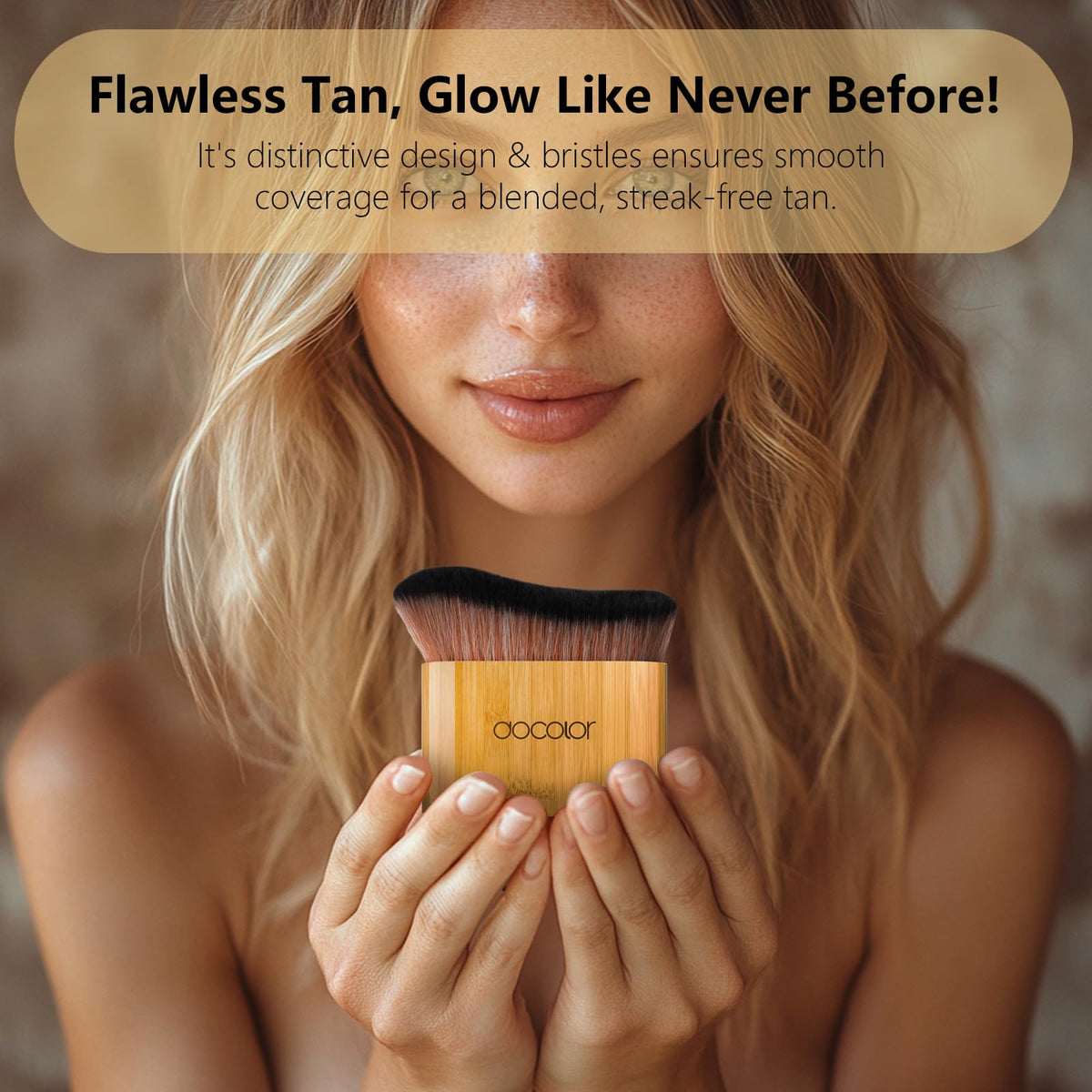 docolor Self Tanner Brush in elegant gift box