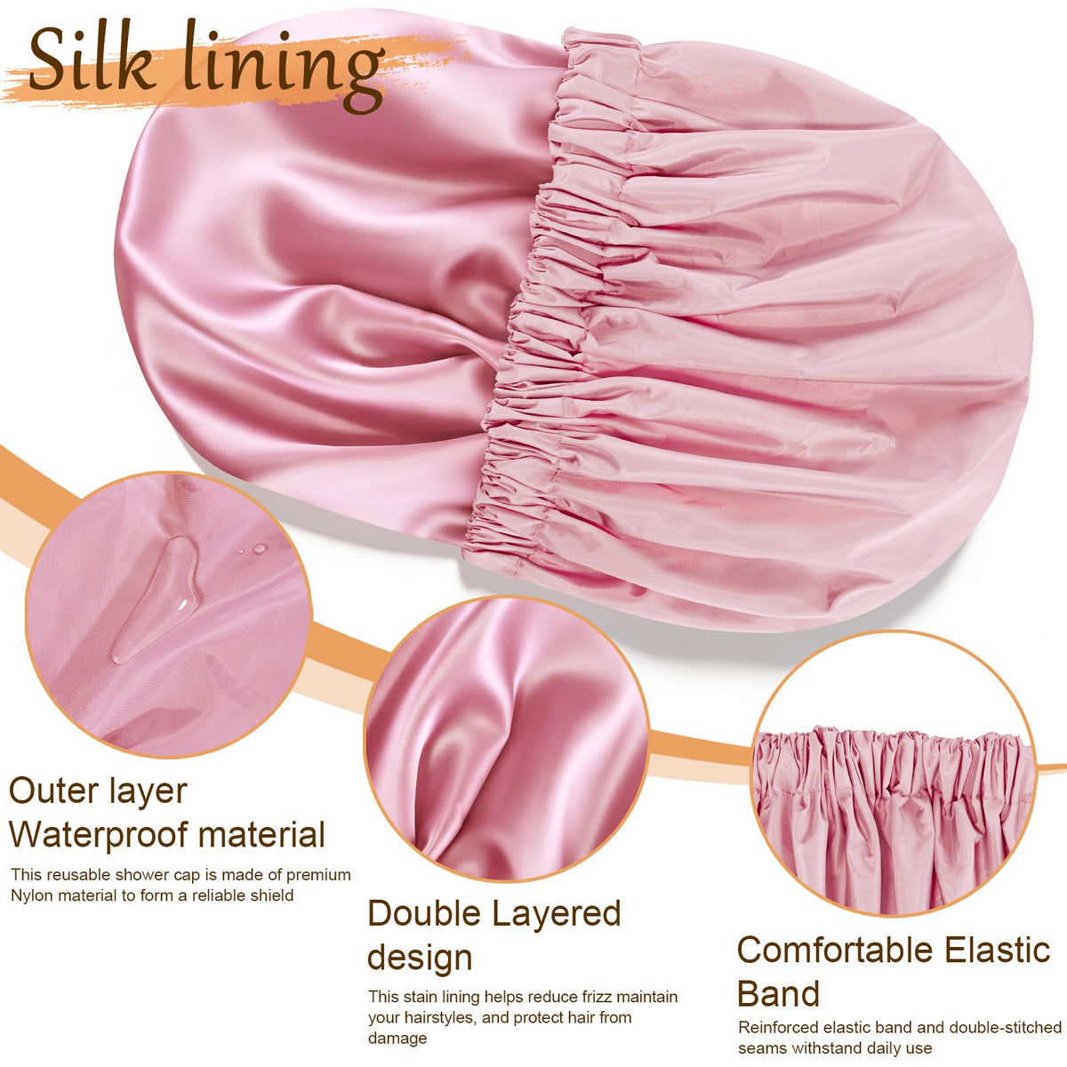 Doitory Shower Cap displayed with packaging