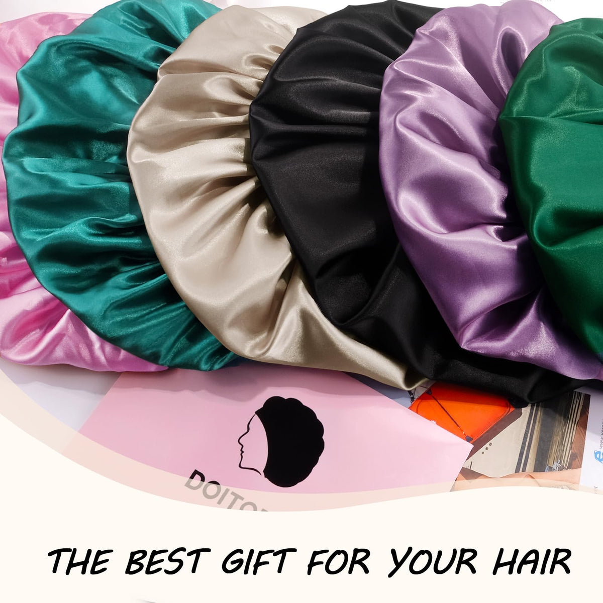 Doitory Silk Bonnet packaging on a table