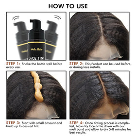 Dolahair Edge Brush for styling baby hairs