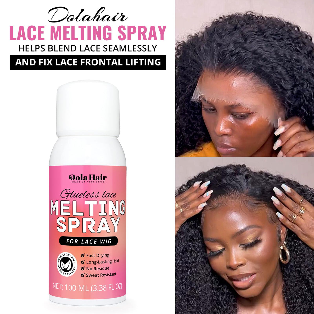 Dolahair hair wax stick and edge control products