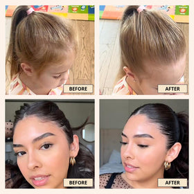 Dolahair Hair Wax Stick application on hair