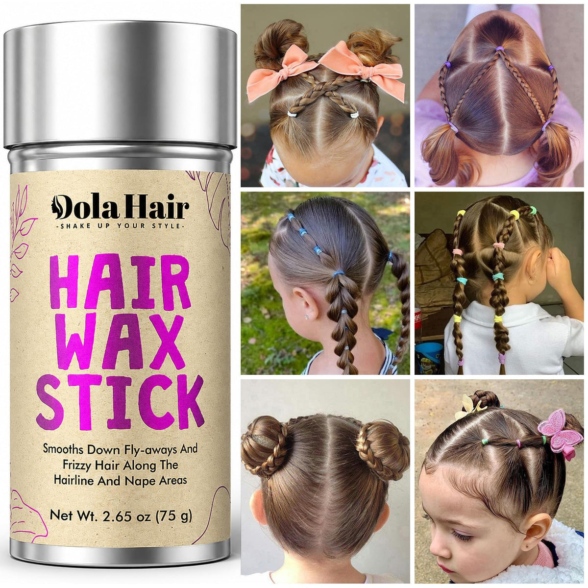 Dolahair Hair Wax Stick for polished hairstyle