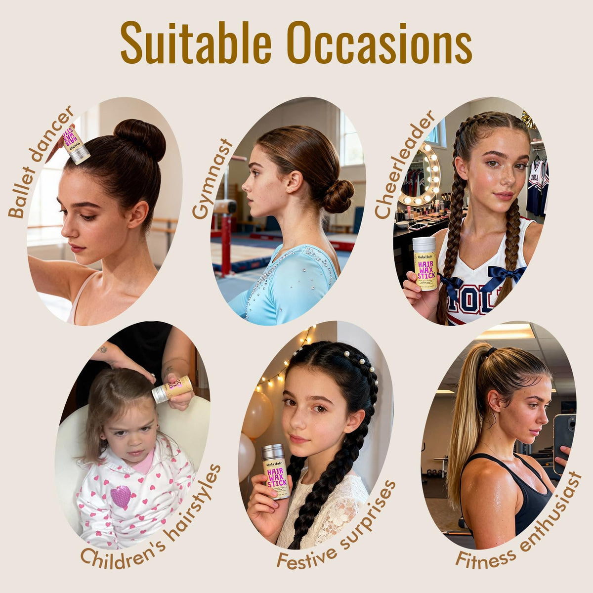 Dolahair Hair Wax Stick lifestyle scene