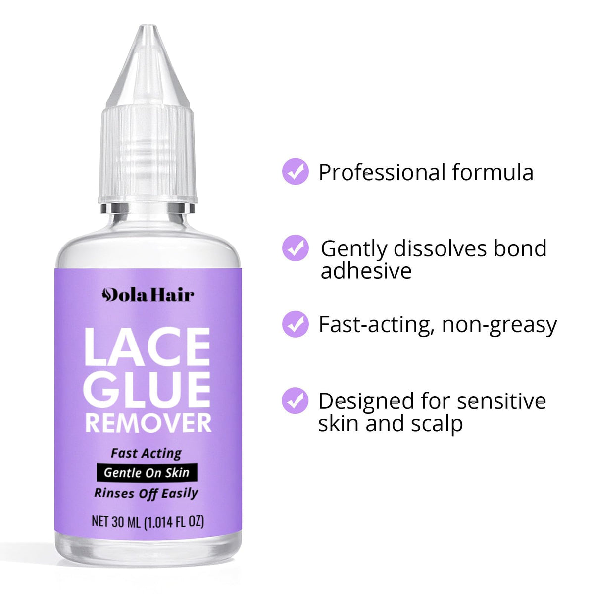 Dolahair Lace Glue Kit usage demonstration