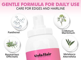 Dolahair Lace Melting Spray on a wig