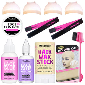 Dolahair Lace Wig Glue Kit front view with all components