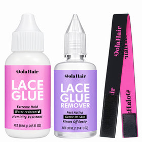 Dolahair Lace Wig Glue Kit front view with components