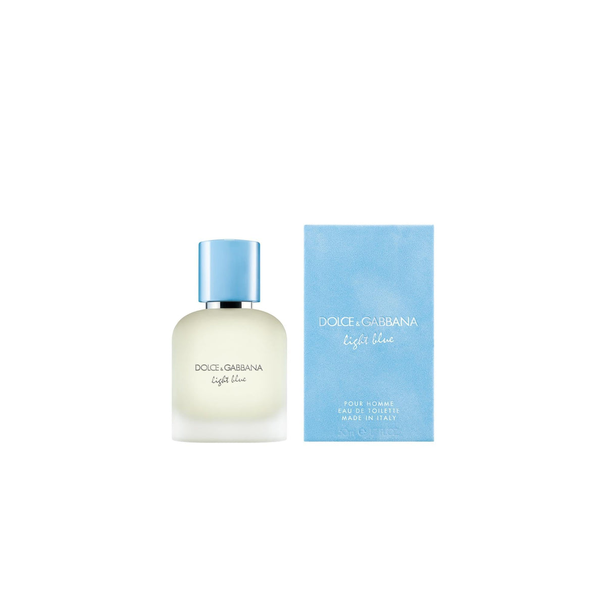 Dolce&Gabbana Light Blue Pour Homme 50ml Eau De Toilette bottle side view